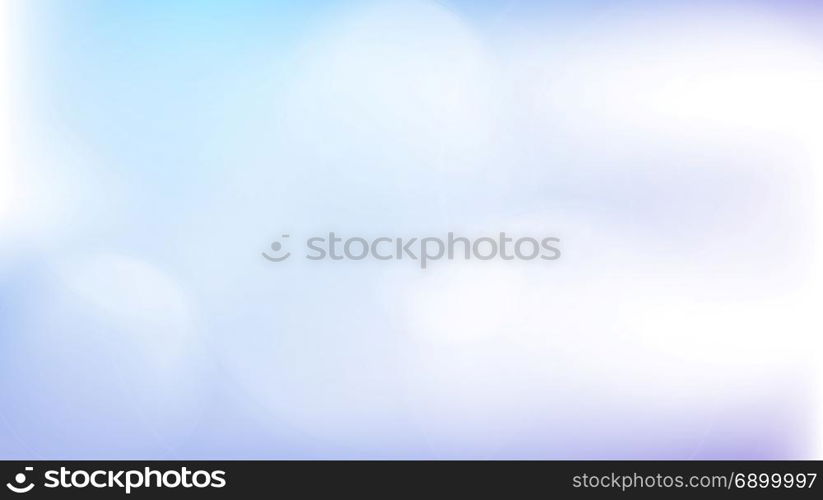 Light blue abstract gradient bokeh background