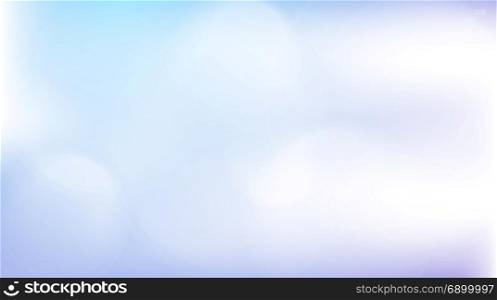 Light blue abstract gradient bokeh background