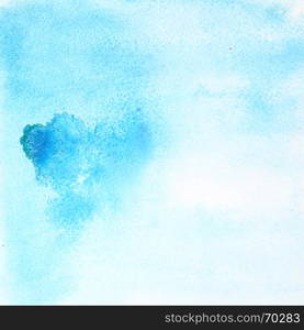 Light blue abstract watercolor background