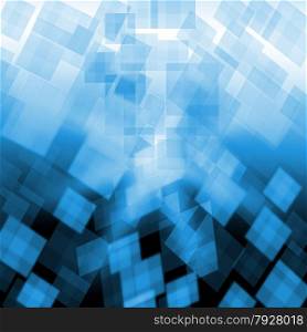 Light Blue Cubes Background Showing Pixeled Wallpaper Or Concept