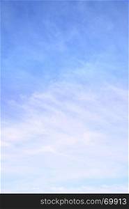 Light blue sky, may be used as background