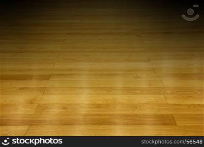 light-brown empty wooden parquet floor