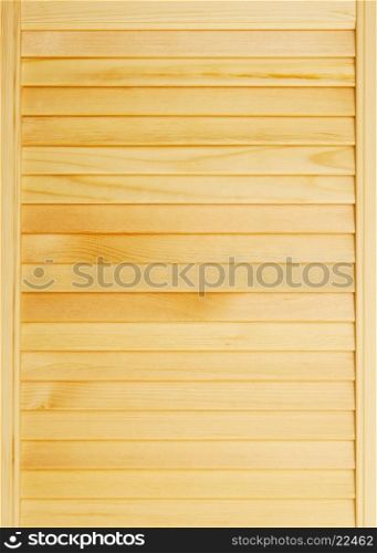 Light brown wooden shutters