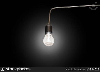 light bulb in the socket