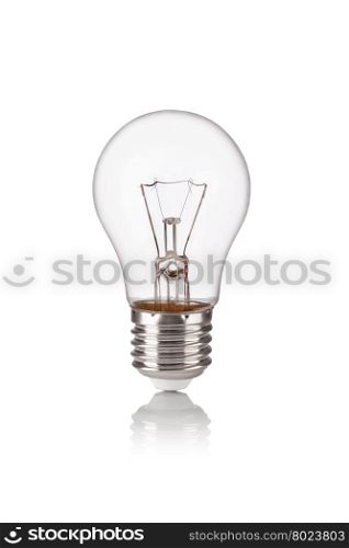 Light bulb. light bulb isolated on a white bakground