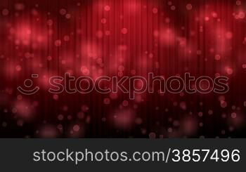 Light Burst over Theatrical curtain. With chroma key