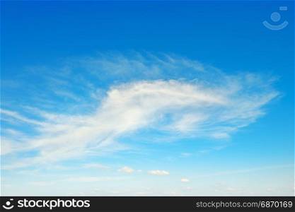 Light clouds in the beautiful blue sky
