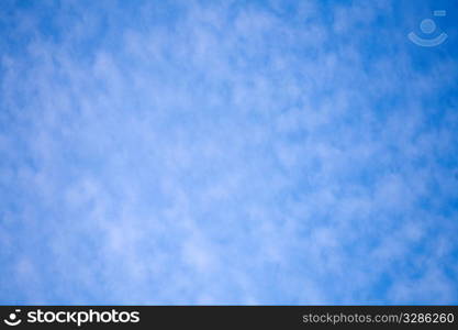 light clouds in the blue sky