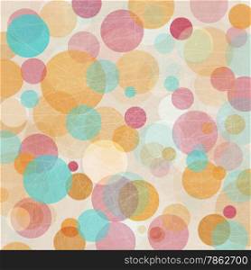 Light Colored Pink - Blue - Orange Abstract Lights Background