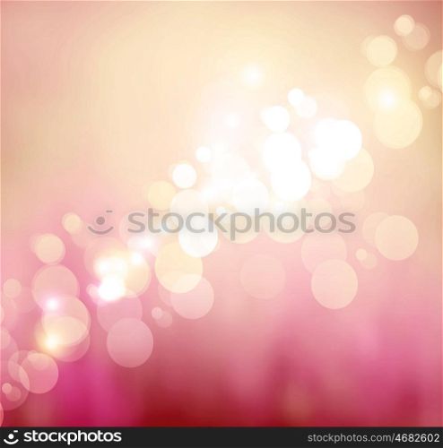 Light Festive Background With Shine And Twinkle