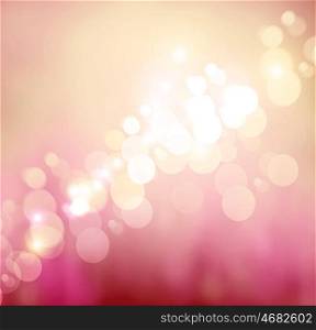 Light Festive Background With Shine And Twinkle