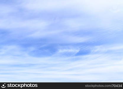 Light fleecy clouds in the sky, may be used as abstract background