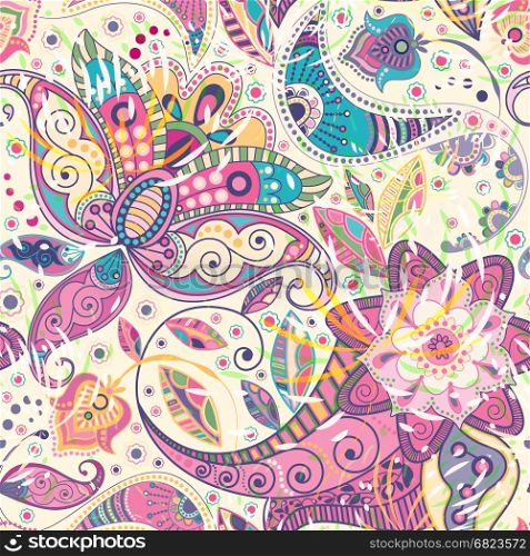 Light floral seamless pattern, ornamental wallpaper for cards, textile. Light floral seamless pattern, ornamental wallpaper for cards, textile, web