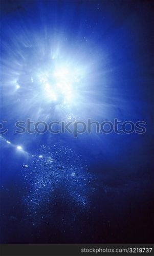 Light from underwater
