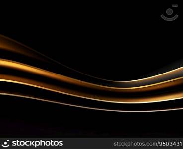Light gold horizontal line on black background