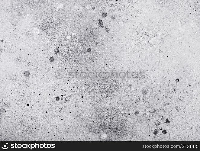 Light grey cement concrete stone wall texture background. Top view