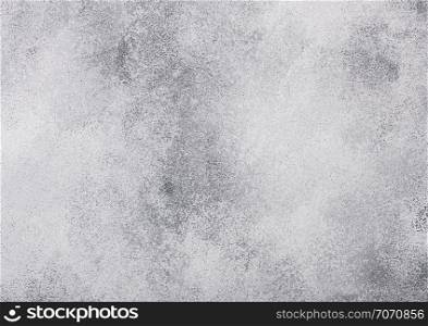 Light grey cement concrete stone wall texture background. Top view