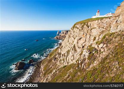 Light house at Cape Roca, Sintra, Portugal