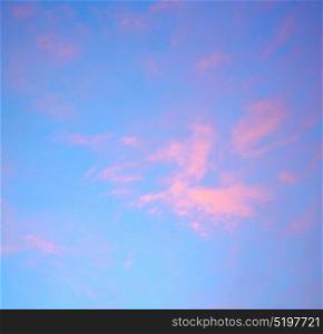 light in the blue sky white soft clouds and abstract background