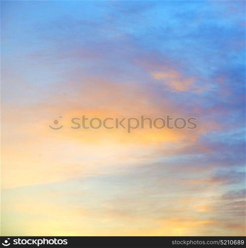light in the blue sky white soft clouds and abstract background