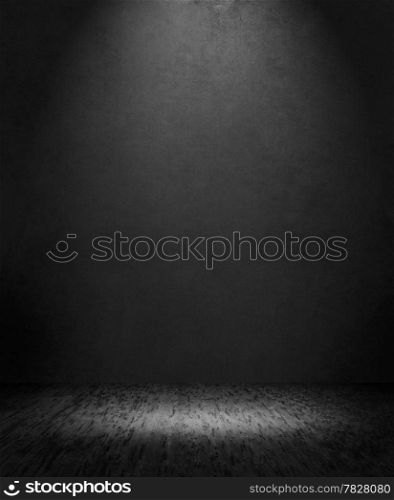 Light on dark background