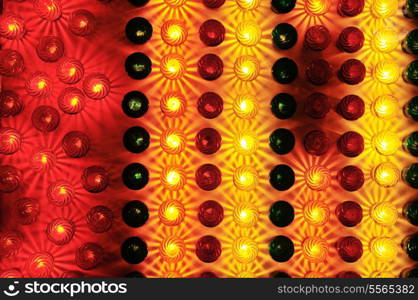 light show background in luna park