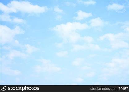 Light sky and clouds - background