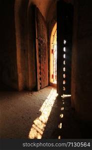 Light through the door