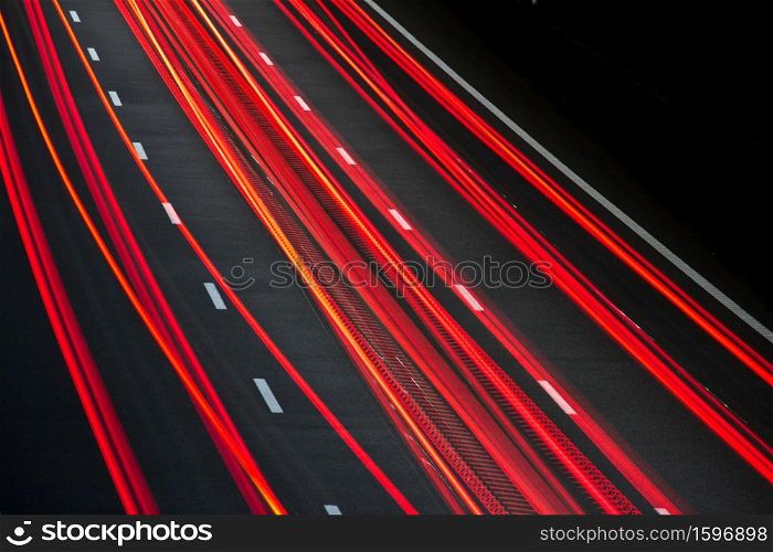 Light Trails on the Highway