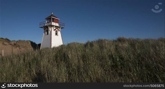 Lighthouse at Cavendish Beach, York, Lot 34, Cavendish, Prince Edward Island, Canada