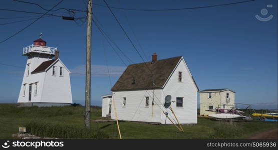 Lighthouse at North Rustico, Prince Edward Island, Canada