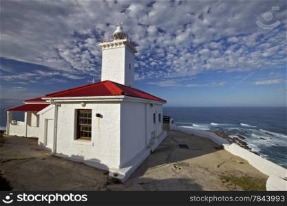 Lighthouse Building. Lighthouse Building Over Looking the sea Western Cape South Africa