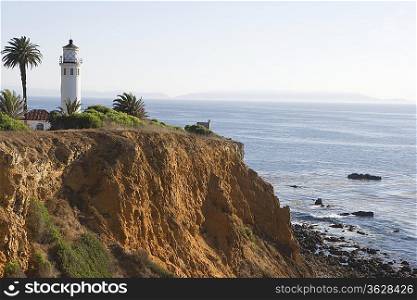 Lighthouse Californian coastline