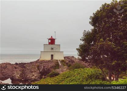 Lighthouse in Vancouver island