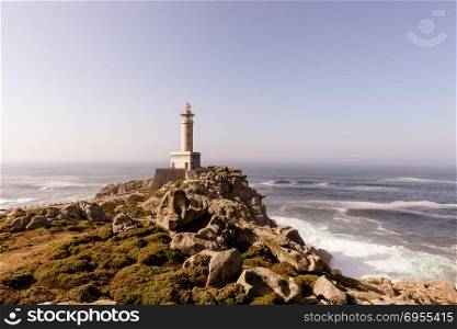 Lighthouse of Punta Nariga. Malpica, La Coruna, Spain