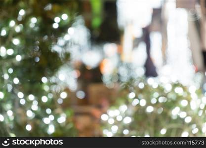 lighting bokeh during festive season, celebrate christmas and new year
