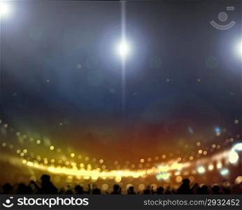Lights of stadium