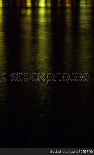 Lights Reflecting on Water