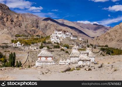 Likir Monastery is a Buddhist monastery in Ladakh, India