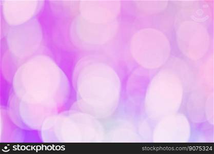 Lilac violet bokeh abstract glow ligh backdrop. Bokeh lilac violet trendy color universal background.. Blurred motion color trend lilac violet defocused background