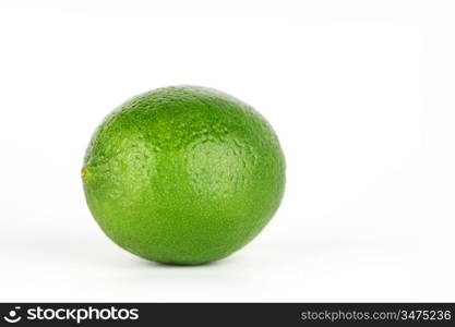 lime isolated on white background