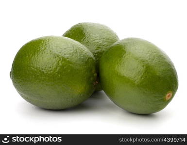 lime isolated on white background