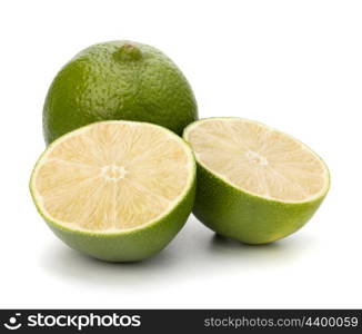 lime isolated on white background