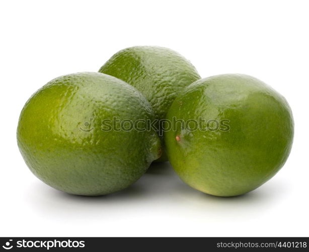 lime isolated on white background