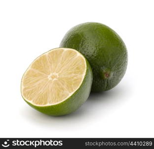 lime isolated on white background