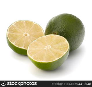 lime isolated on white background