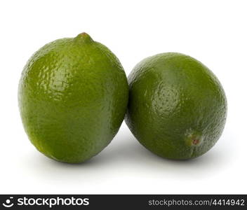 lime isolated on white background