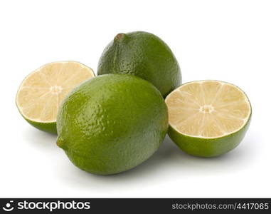 lime isolated on white background