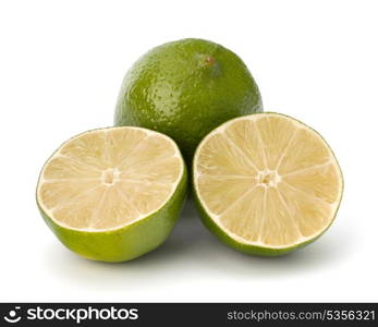 lime isolated on white background