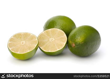 lime isolated on white background